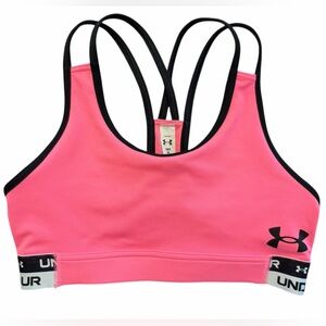 Under Armour Youth Medium Pink Athletic Sports Bra